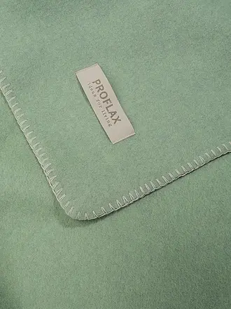 PROFLAX | Couverture - Plaid PROFLAX FLEECE 160x200cm Secret Graphite | hellgrün